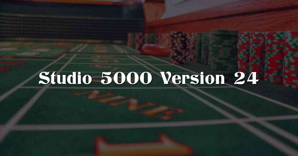 Studio 5000 Version 24